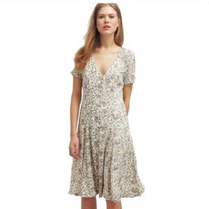Free People Mystic Magnolia Floral Midi Dress Size 4